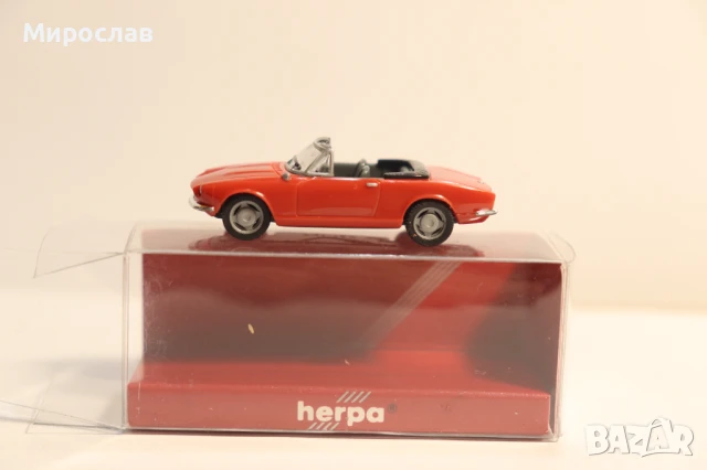 HERPA H0 1/87 FIAT 124 SPIDER МОДЕЛ КОЛИЧКА ИГРАЧКА
