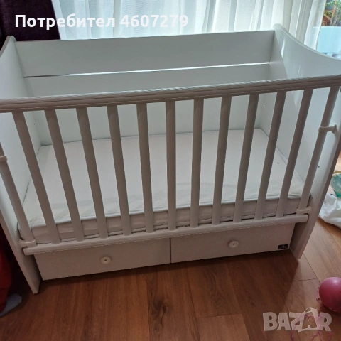 Бебешко легло Лорели + матрак, снимка 6 - Бебешки легла и матраци - 53580178