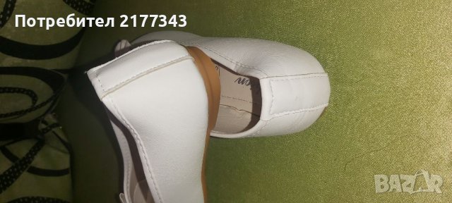 4 Чифта Бяла Обувка с Панделка Артикул №011, снимка 4 - Пантофи - 39704929