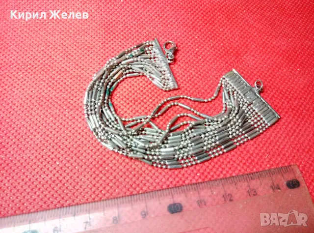 НЕЖНА ПОСРЕБРЕНА ГРИВНА от БЛАГОРОДНА СТОМАНА 29571, снимка 6 - Гривни - 47298534