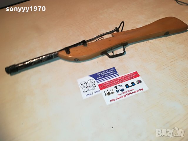 РЕТРО ПУШКА-МЕТАЛ И ДЪРВО-45СМ, снимка 12 - Колекции - 28228578