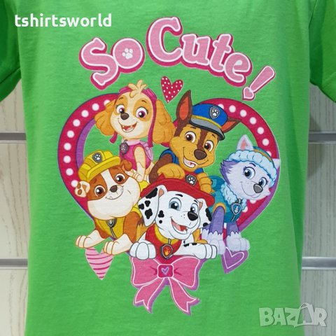 Нова детска тениска с дигитален печат PAW Patrol (Пес патрул) - So Cute, снимка 3 - Детски тениски и потници - 37494639