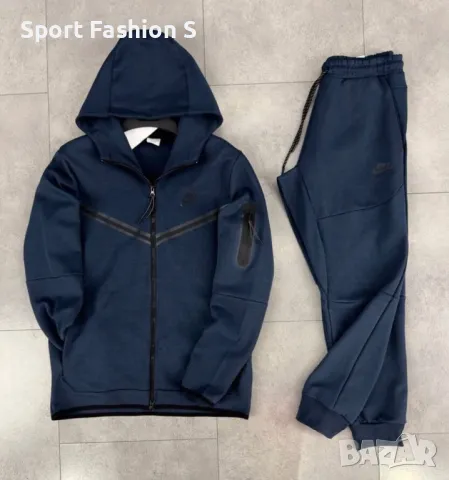 Мъжки екип Nike Tech Fleece Dark Blue