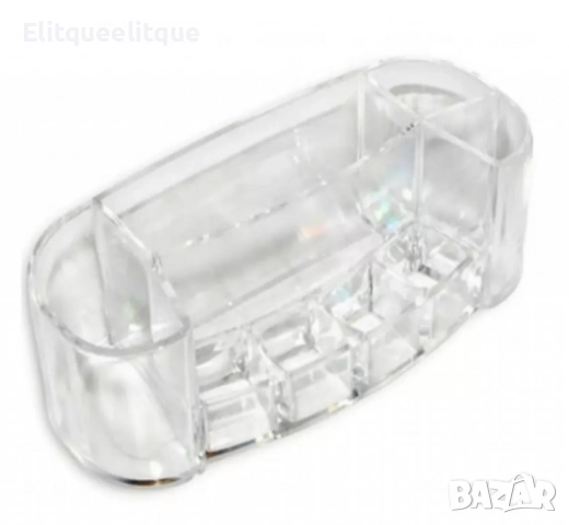 Прозрачен акрилен органайзер за козметика и четки, снимка 5 - Други - 52208119