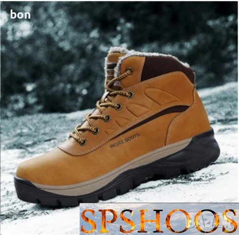 Зимни мъжки обувки SPSHOOS, снимка 1 - Мъжки боти - 44046733
