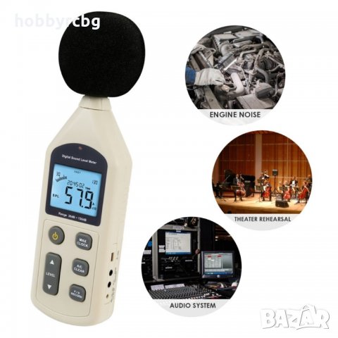 SLM-270 Уред за измерване нивото на звука 30 ~ 130dBA, шумомер, снимка 1