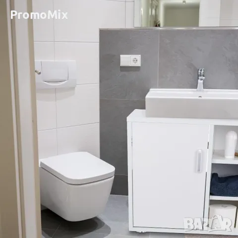 Шкаф за баня Relaxdays 10023723 Долен шкаф за мивка , снимка 2 - Шкафове - 49010040