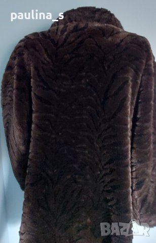 Германско палто с косъм е животински принт / голям размер , снимка 11 - Палта, манта - 43758993