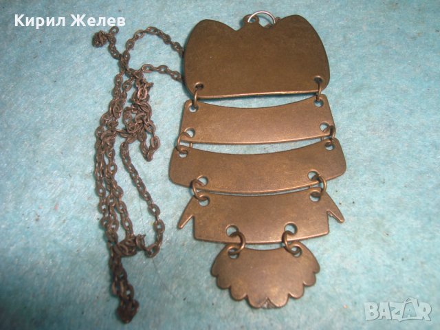 ФИГУРАЛНА АРТ ВИСУЛКА УКРАШЕНИЕ БУХАЛ от МЕСИНГ КОЛИЕ МЕДАЛЬОН 49711, снимка 5 - Колиета, медальони, синджири - 35273816