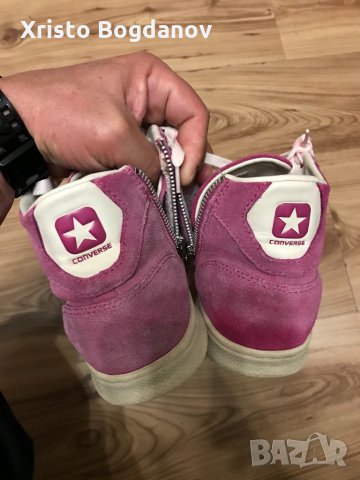 Дамски велурени кецове ,,Converse” номер 41, снимка 4 - Кецове - 32869445