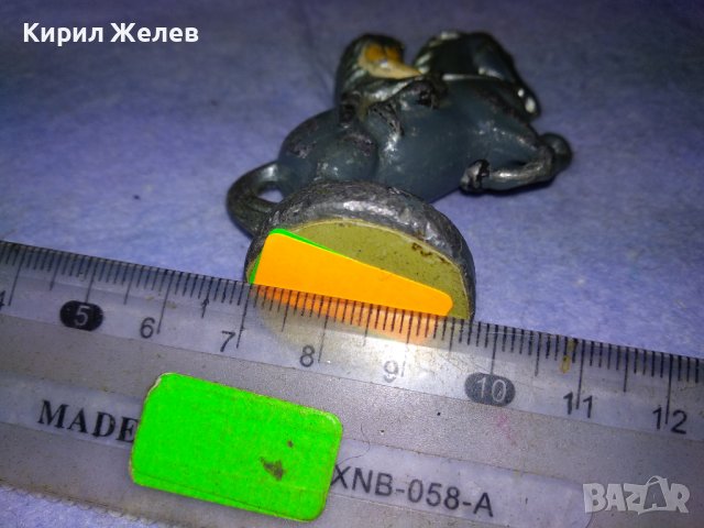 СТАРО ОЛОВНО ВОЙНИЧЕ РИМСКИ КОННИК КАВАЛЕРИСТ ВОИН ФИГУРКА от ШАХ - КОН Ръчно ОЦВЕТЕНА РЯДКА 41384, снимка 11 - Колекции - 43920400