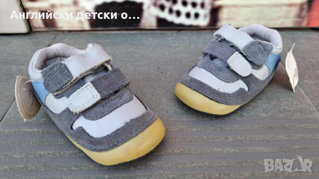 Английски детски обувки естествена кожа-MOTHERCARE, снимка 4 - Бебешки обувки - 44893530