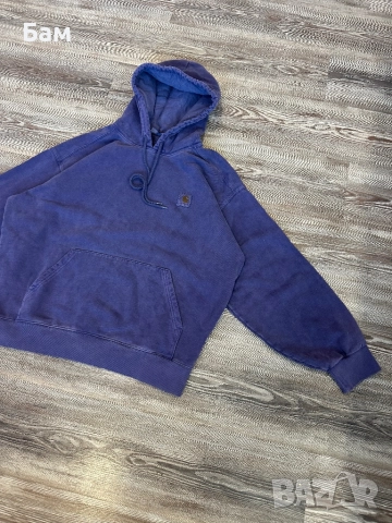 Оригинално мъжко горнище Carhartt Hooded Vista Sweat размер Л, снимка 4 - Суичъри - 52483211