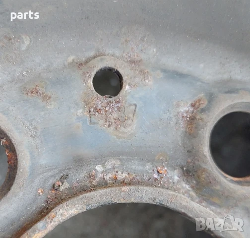 Железна Джанта Мерцедес 15 цола (Н) - 2104005702 - 7Jx15H2 ET37, снимка 6 - Гуми и джанти - 50711649