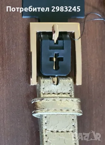 Дамски златист колан , снимка 2 - Колани - 49340908