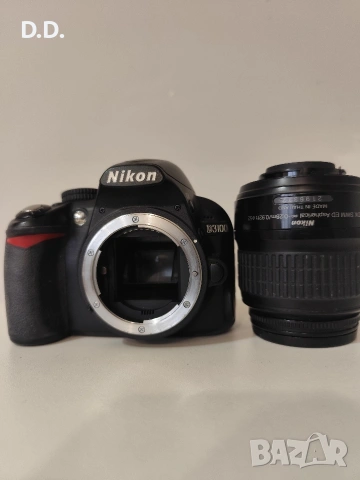 Nikon D3100 с китов обектив , снимка 9 - Фотоапарати - 53118992