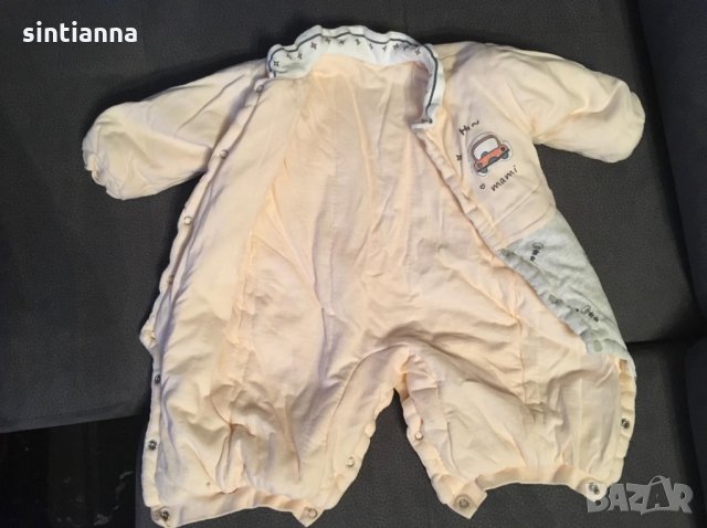 Лек и топъл гащеризон 3-6 мес / 62 см, снимка 4 - Бебешки гащеризони - 26896912