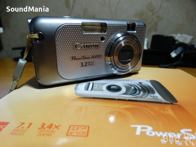 Canon PowerShot A410 ..., снимка 4 - Фотоапарати - 53483479
