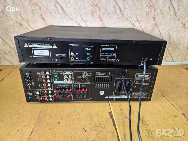 Kenwood аудио сет- СД и ресивър, снимка 4 - Ресийвъри, усилватели, смесителни пултове - 52658474