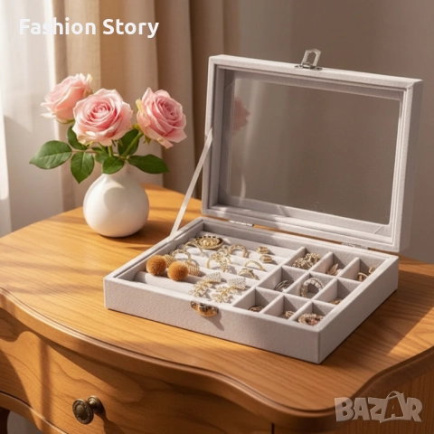 Кутия за съхранение на бижута – 24 места за перфектен ред