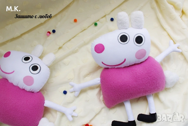 Овцата Сузи, Сузи овцата, Пепа прасето, снимка 3 - Плюшени играчки - 53004214