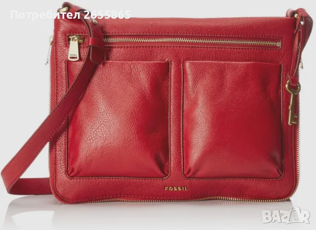 Дамска кожена чанта Fossil 