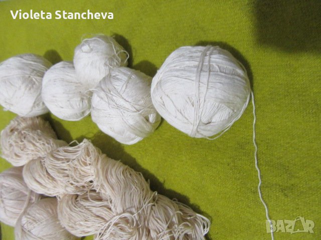ПАМУЧНИ КОНЦИ ЗА ПЛЕТЕНЕ НА ЕДНА КУКА - 540 грама, снимка 2 - Други - 38937332