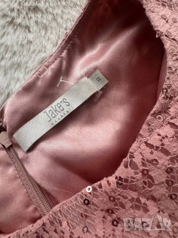 Коктейлна рокля Jake’s Cocktail розова, снимка 5 - Рокли - 52336873