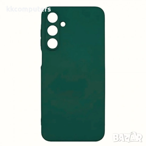 Силиконов кейс iPaky матиран, За Samsung Galaxy S26 Plus, Тъмнозелен и Протектор, снимка 2 - Калъфи, кейсове - 53476692