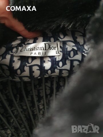 Дълго черно зимно шушляково яке с мека яка и капаци на джобовете, снимка 4 - Якета - 43397826