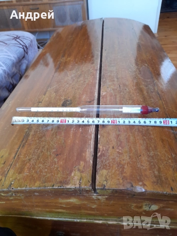 Стар спиртомер #12, снимка 2 - Други ценни предмети - 52065391