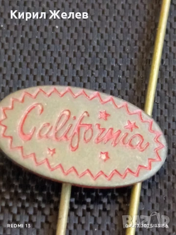 Пет значки стари редки BETKE,JACQUES, CALIFORNIA за КОЛЕКЦИЯ 26745, снимка 4 - Колекции - 50905986