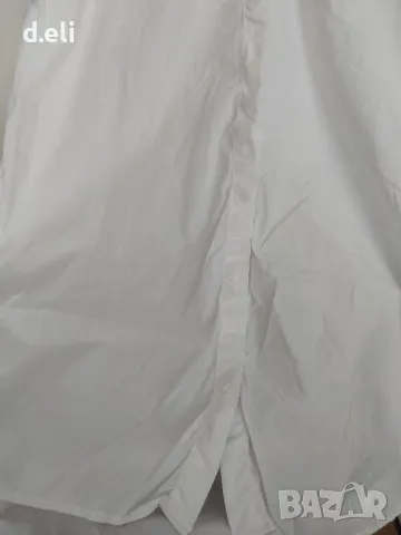 HILFIGER Original Size M-L 100% Памук Дълга риза-рокля, снимка 2 - Рокли - 49697102