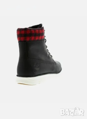 Mens Timberland Wedge Black Checkered Boots A14Q7, снимка 4 - Мъжки боти - 48681837