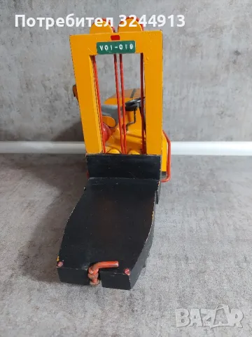 Стара рядка дървена играчка мотокар VOI-019 , снимка 4 - Други ценни предмети - 47479318