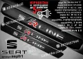 ПРАГОВЕ карбон SEAT FR Line фолио стикери sepfr, снимка 2