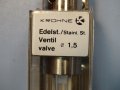 дебитомер KROHNE ventil valve Ø1.5 7-70l/h N2, снимка 5