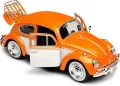Метална количка кола Volkswagen 1:24 Beetle 1966 Фолксваген Бийтъл, снимка 2
