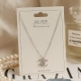 Сребърно колие с елегантна висулка – стил и блясък за всякакъв повод chanel, снимка 3