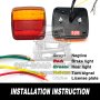 2 БРОЯ 12V Диодни стопове за джип, ремарке, платформа 12 cm, снимка 4