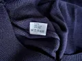 Стилен тъмносин мъжки пуловер KRIS, снимка 5