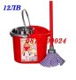 ПРОМО! Детски комплект за почистване кофа с парцал моп метла лопатка четка Детска играчка 2 МОДЕЛА, снимка 4