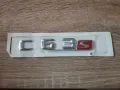 сребрист надпис Mercedes Benz С63s, снимка 1