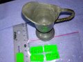 СТАРИННА АР НУВО МЕТАЛНА КАНИЧКА За МЛЯКО СМЕТАНА За КОЛЕКЦИЯ ДЕКОРАЦИЯ БИТОВ КЪТ 41272, снимка 11