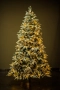 коледна елха с вградени лампички по връхчетата , снимка 1
