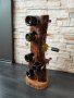 Дървена стойка за вино, снимка 1 - Декорация за дома - 44124750