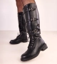 Дамски ботуши с декоративни винтидж катарами Oradea, 2цвята , снимка 3