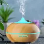 Ароматерапевтичен дифузер и овлажнител за въздух светло дърво 500ml, снимка 2