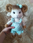 Ръчно Изплетена Овца "Амигуруми", снимка 1 - Плюшени играчки - 44920327