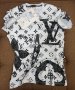 Мъжка тениска Louis Vuitton👕 Мъжка блуза с къс ръкав Луис Витон - Бяла или Черна, снимка 3